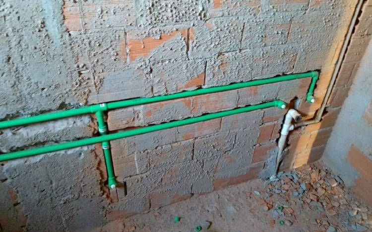 Instalação de água quente, fria e esgoto - 1 1